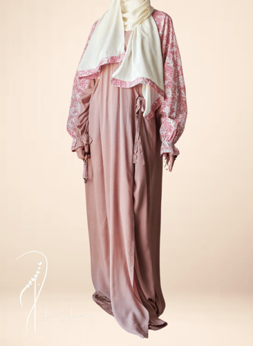 شرشف صلاة لف رسم باتيك باستيل بصلي الطرحة مثبتة