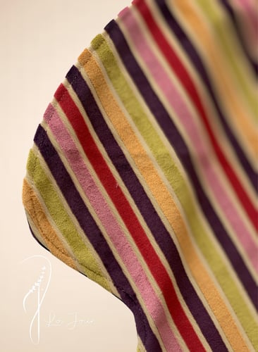 سجادة منقوشة مخطط قطيفة