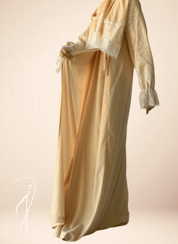 شرشف مرد لف خربزي باستيل دانتيل طرحة منفصلة