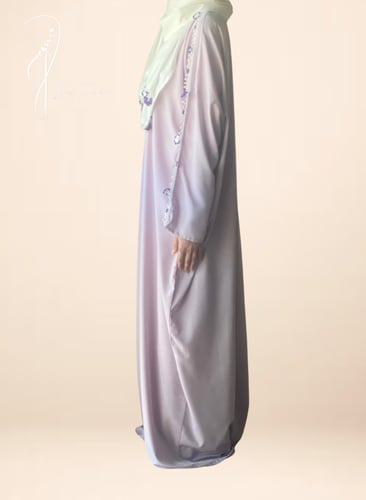 ثوب صلاة سحاب موف كروشيه يدوي