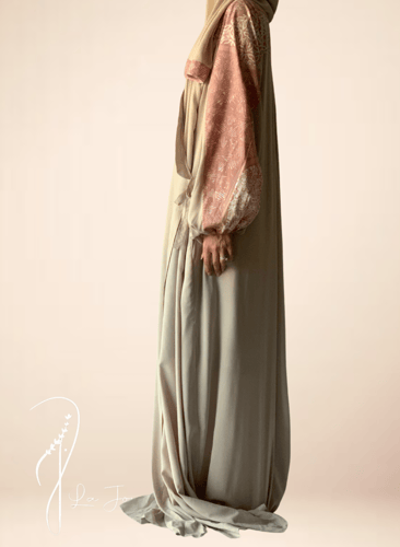 شرشف صلاة باتيك لف مفتوح دستي بنك باستيل و الطرحة...