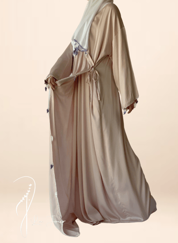 شرشف صلاة لف وردي كروشيه يدوي طرحة منفصلة