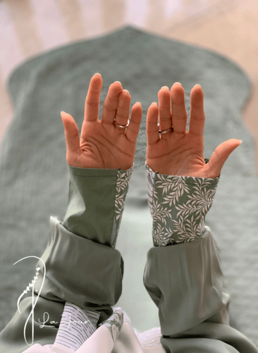 227503 شرشف صلاة باتيك اخضر زيتوني سستة