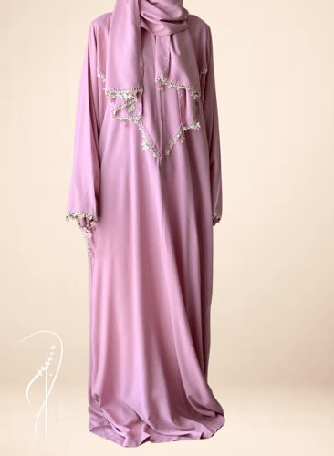 شرشف صلاة سستة وردي باستيل بالكروشيه و الورد الاوي...