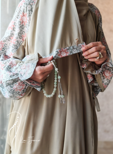 شرشف صلاة لف رسم باتيك لف زيتي أخضر باستيل الطرحة...