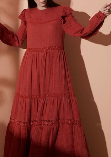 فستان كتان طوبي