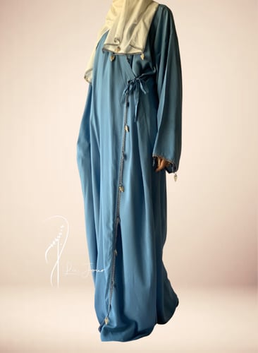 شرشف صلاة لف أزق كروشيه يدوي طرحة منفصلة مثل الروب