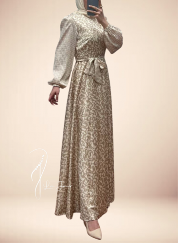 فستان عدة الوان حرير