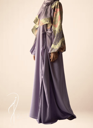 شرشف صلاة باتيك لف مفتوح موف لفندر باستيل وبنك