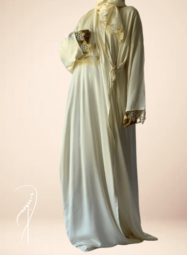 شرشف صلاة اويا لف طرحة متصلة سكري وردي اصفر