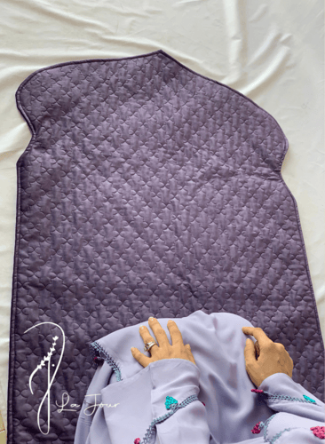 شرشف صلاة لف موف كروشيه يدوي مثل الروب