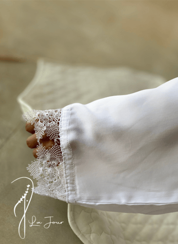 شرشف صلاة لف ابيض ستان اويا من لاجور