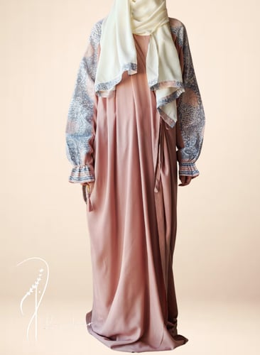 شرشف صلاة لف رسم باتيك بصلي و بترولي باستيل الطرحة...