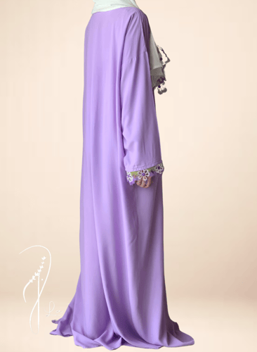 شرشف صلاة موف لف مزين بالاويا ورود