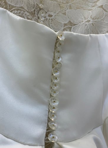 فستان عروسة شك وجبير تطريز