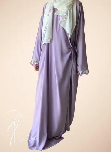 شرشف صلاة لف بنفسجى و ورد الاويا المميز