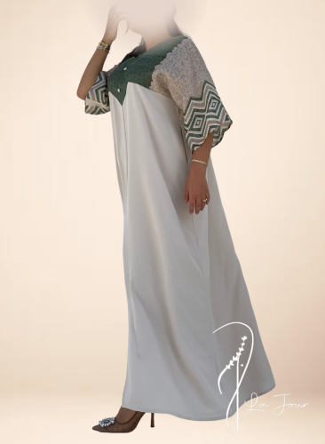 ثوب كم بيج برسم باتيك