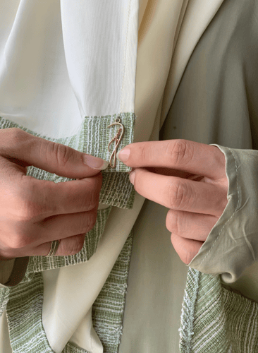 عباية شرشف سستة أخضر فاتح من القطن البارد و القطن...