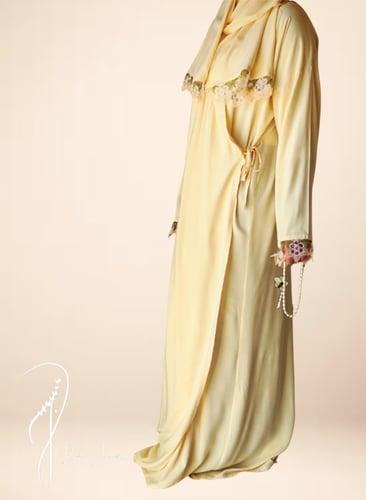 شرشف صلاة لف أزرق فيروزي مزين اويا يدوي أخضر وفيرو...