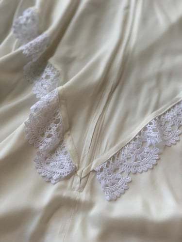 شرشف صلاة سستة اويا أبيض