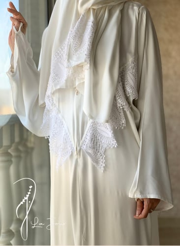 شرشف صلاة سستة اويا أبيض