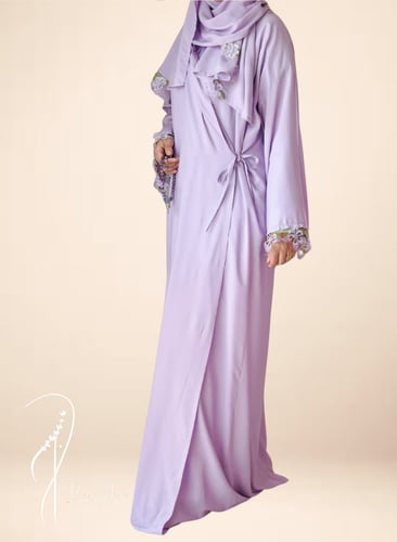 شرشف صلاة لف بنفسجي موف مزين بالاويا الفاخر من لاج...