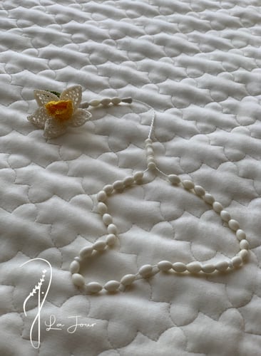 شرشف صلاة سستة اويا أبيض