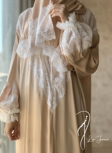 مجموعة 5أطقم شراشف سستة دانتيل قطن ستان