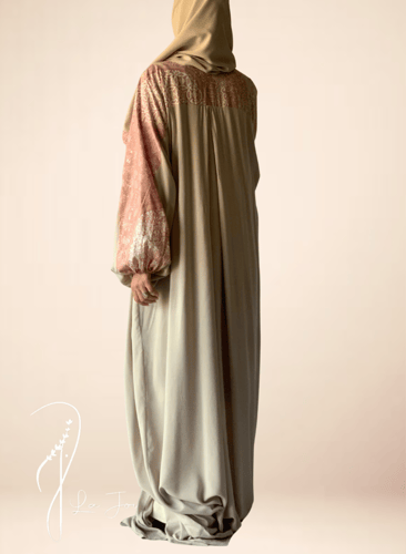 شرشف صلاة باتيك لف مفتوح دستي بنك باستيل و الطرحة...