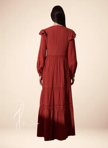 فستان كتان طوبي