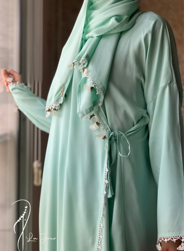 شرشف صلاة لف تفني بالكروشبه و الورد الاويا الفاخر...