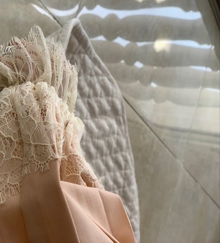 شرشف صلاة سستة رايون دانتيل عدة ألوان (حبة واحدة)