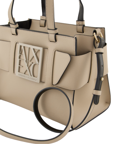 Giorgio Armani bag, engaging, beige, medium