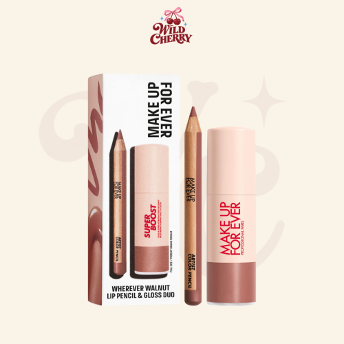 MAKE UP FOR EVER Mini Artist Color Pencil Lip Liner & Full Size Super Boost Lip Gloss Kit