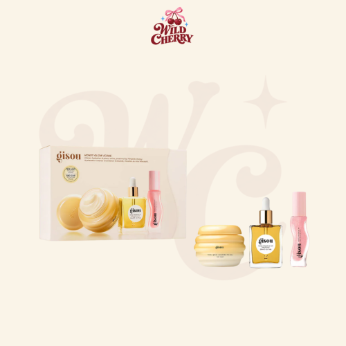 Gisou Honey Glow Icons Hair & Lip Set