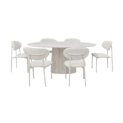 طاولة طعام داريه خشبيه فاخر