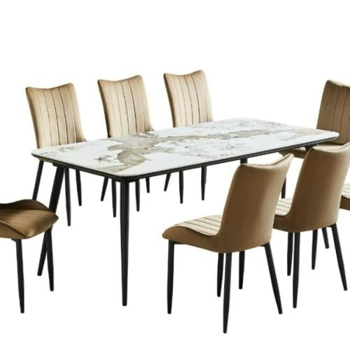 طقم طاولة طعام مكون 8 اشخاص