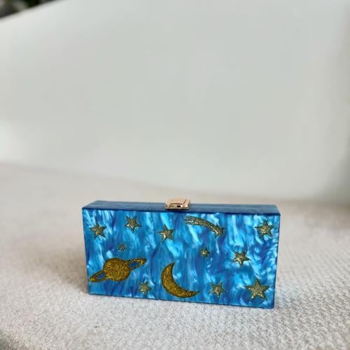 Acrylic clutch bag