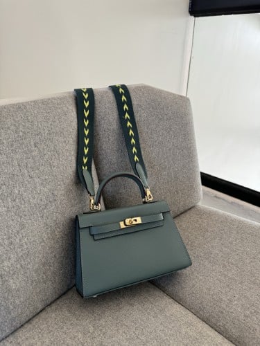 كيلي أخضر هاردوير ذهبي - 2 Strap