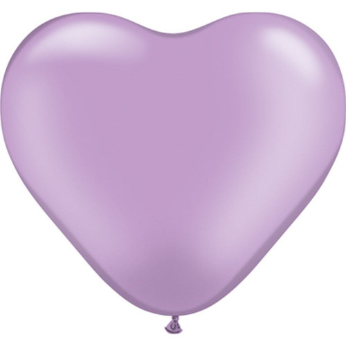 LA323 06" HRT PRL LAVENDER 100CT 17730