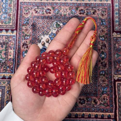 مسباح زعفراني عسلي شفاف