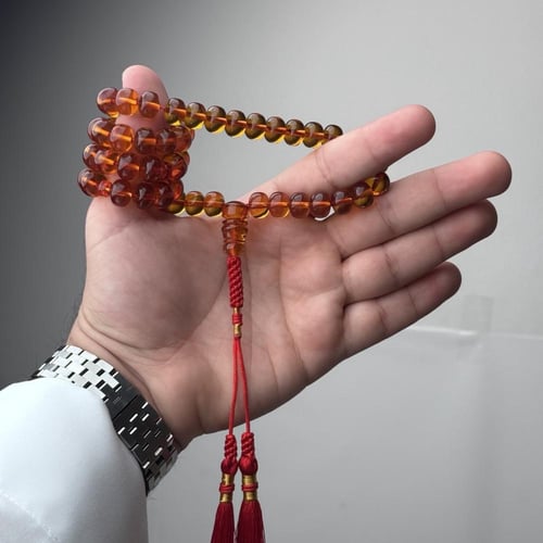 مسباح زعفراني ملكي شفاف