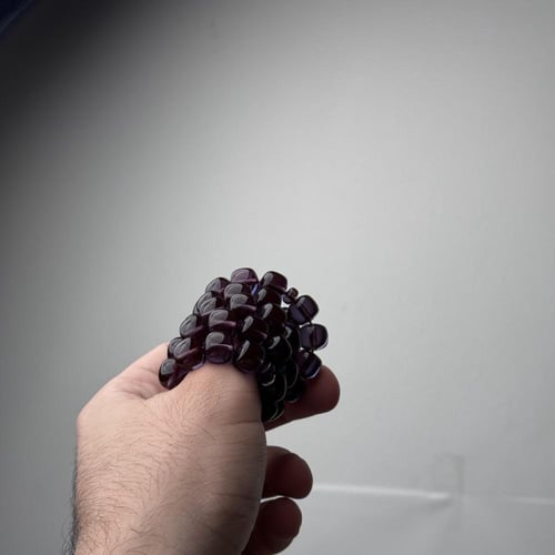 مسباح زعفراني حرباء دخاني انعكاس بنفسجي