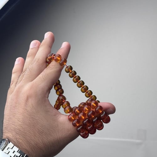 مسباح زعفراني ملكي شفاف