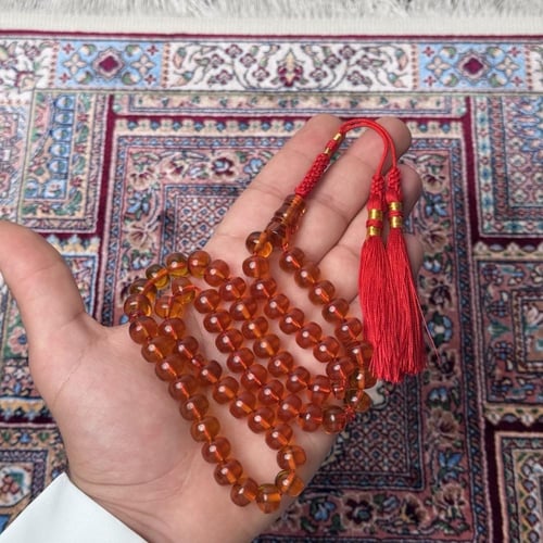 مسباح زعفراني ملكي شفاف