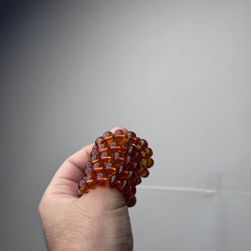 مسباح زعفراني ملكي شفاف