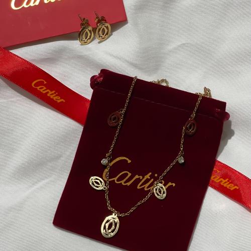 طقم كارتيه ذهبي