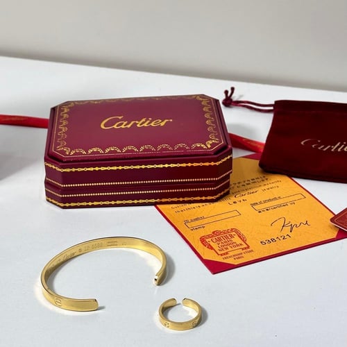 طقم كارتير ذهبي