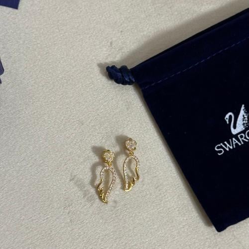 حلق ذهبي سواروفسكي