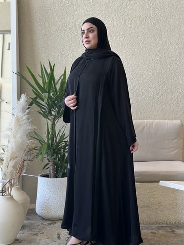 عباية كتف ساده قماش انترنت